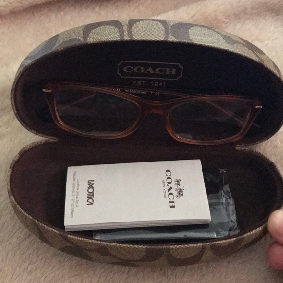 COACH Glasses Milkey Saddle NWT - Picture 4 of 4